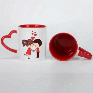 White Printed Coffee Mug