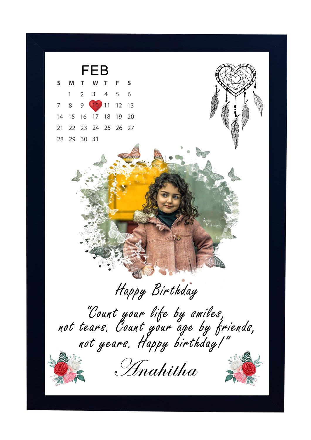 Happy Birthday Photo Frame